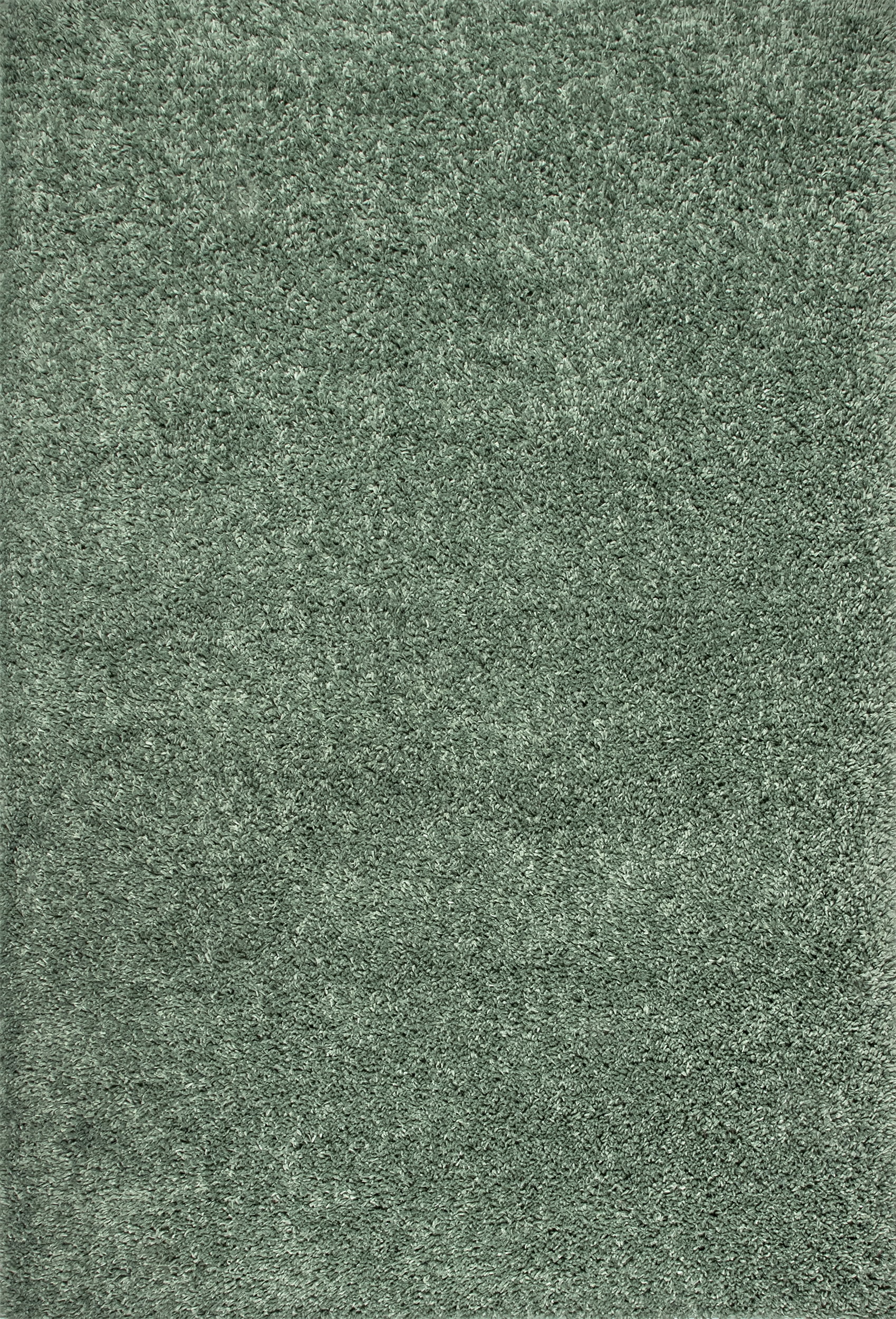 nuLOOM Kara Solid Shag Green 6' Casual Round Rug