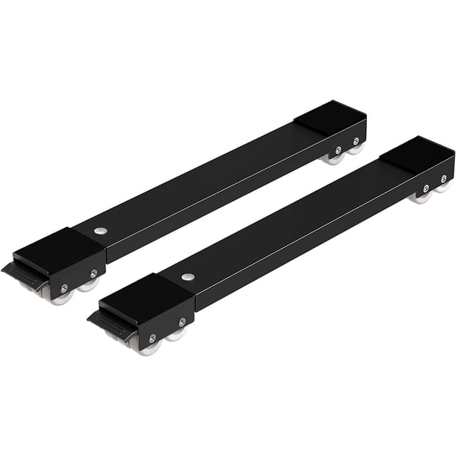 Ronlap Muebles Lavadora Dolly, Rodillos Extensibles para Electrodomésticos Refrigerador Resistente, Soporte para Lavadora Ruedas Nevera Electrodomésticos Dolly Movers Lavadora y Secadora Móvil Base Mó