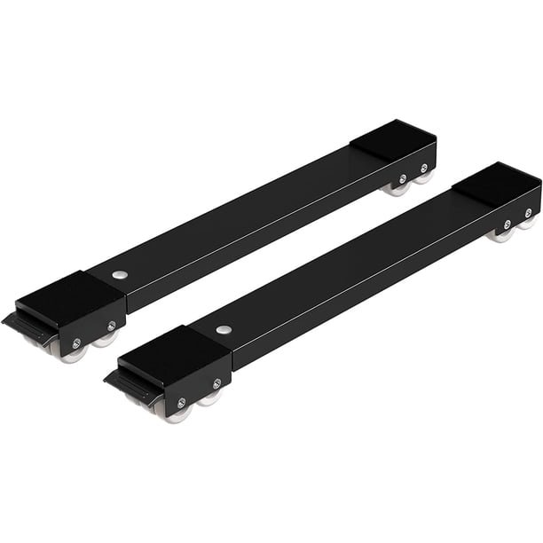 Ronlap Muebles Lavadora Dolly, Rodillos Extensibles para Electrodomésticos Refrigerador Resistente, Soporte para Lavadora Ruedas Nevera Electrodomésticos Dolly Movers Lavadora y Secadora Móvil Base Mó