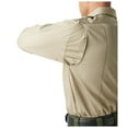 thumbnail image 6 of 5.11 Work Gear Men's Twill PDU Class B Long Sleeve Shirt, Polycotton, Teflon Finish, Silver Tan, Large, Tall, Style 72345, 6 of 7