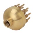 thumbnail image 1 of Water Fountain Nozzle, 3 Layers Fountain Nozzle  Brass Column Sprinkler Spray Head, Multi Direction Jet Pond Fountain Water Spray Sprinkler Head For Garden, Park, Pond, Pool,, 1 of 8