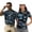 Blue Palm Tree, variant on Binienty Leopard Print Matching Shirts for Couples Classic Fit Moisture Wicking Couple Shirt with Quarter Zip Comfortable Short Sleeve Daily Wear for Workout Sports
