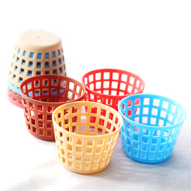 4PCS 1:12 Scale  Dolls House Miniature Plastic Basket Kitchen AccessoriesSN