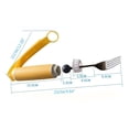 thumbnail image 5 of WINDLAND Arthritis Elderly Utensil Disabled Patient Easy Grip Eating Aids Spoon Fork Stainless Steel Removable Rotating Tableware, 5 of 11