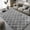 Grid Gray-White, variant on Pentantan Shag Area Rug, 5’ x 8’ Classic Checkered Soft Fluffy Indoor Rugs for Living Room Bedroom Carpet, White & Blue