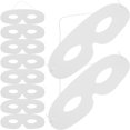 thumbnail image 2 of ColoMX 20pcs Mascaras de ojo de papel blanco Máscaras de mascarada de máscaras en blanco Decorar una máscara de arte en blanco de bricolaje para la fiesta de Halloween de cosplay, 2 of 8