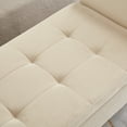 thumbnail image 5 of 2024 New 51.5'' Storage Upholstered Footstool Luxury Shoe Bench, Entryway Bench End of Bed Bench, with Button-Tufted & Safety Hinge, for Bedroom, Living Room, Entryway, 5 of 9