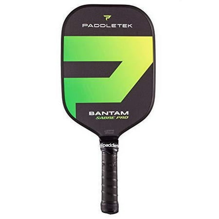 UPC: 0850008702389 | paddletek bantam sabre pro pickleball paddle | standard grip | barium (green)