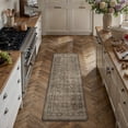 thumbnail image 2 of BERTHMEER Kitchen Rugs and Mats, 17.3"x59" Anti Fatigue Waterproof Brown Kitchen Mats, Non Slip Comfort Standing Mat Rug for Home, Sink, Laundry, Brown, 2 of 7