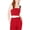 Red - red, variant on Line & Dot Womens 2-Tone Crop Top Blouse, Red, Small