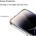 thumbnail image 4 of for iPhone 15 Pro Max Bumper Case Clear, Slim Fit No Back Design Soft TPU Bumper Frame Excellent Heat Dissipation Wireless Charging Compatible 4 Corners Raised Shockproof (Upgraded-Clear), 4 of 9