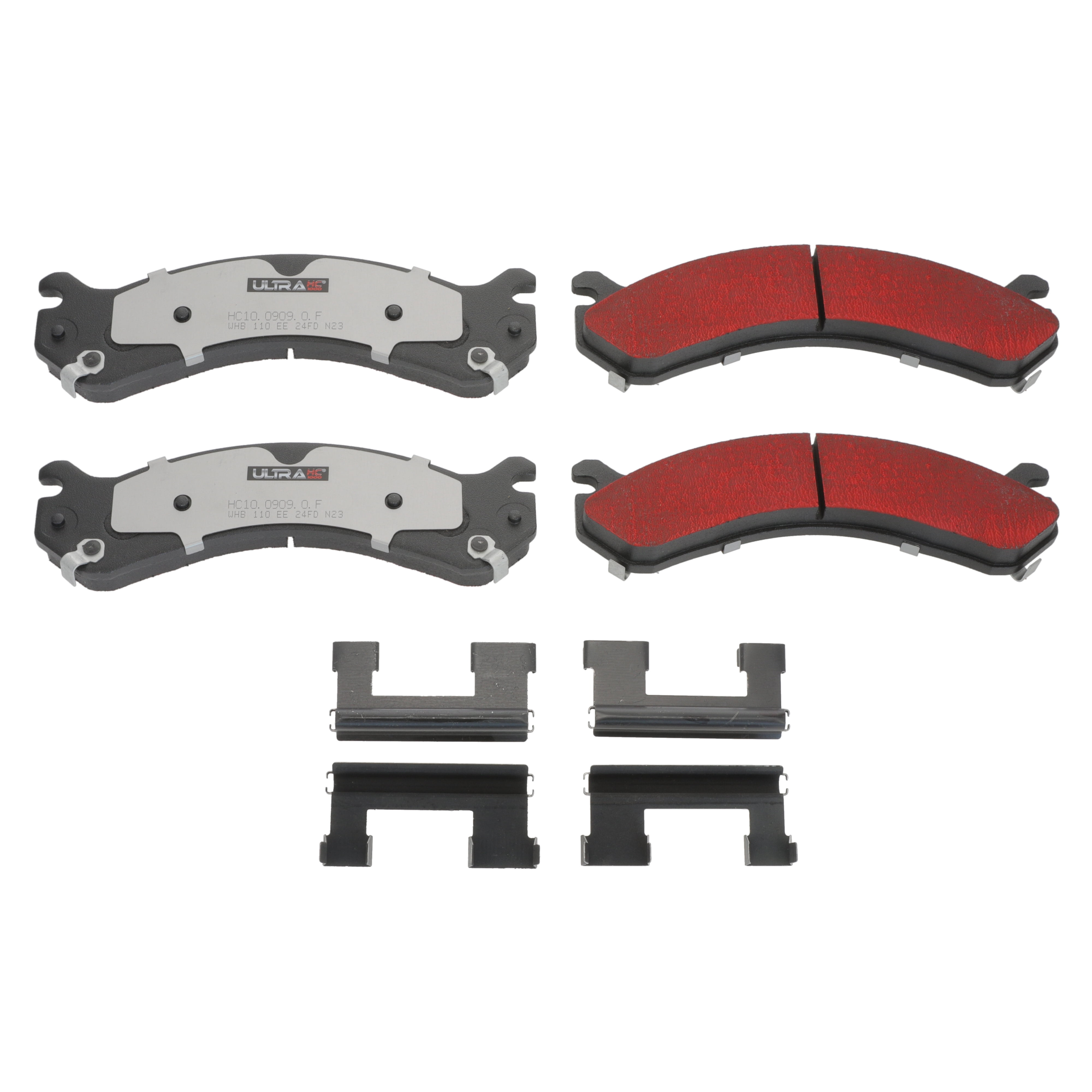 Ultra HC 1000 Brake Pad Set, Front HC10.0909.0.F, Chevrolet Express 2500 2020-2018