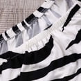 thumbnail image 4 of Wing Chair Covers, 2 Pieces Zebra Striped Stretch Wingback Chair Slipcovers Elastic Polyester Spandex Fabric Stretch Sofa Armchair Slipcovers Washable Furniture Protector (White), 4 of 8
