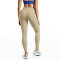 thumbnail image 4 of Gkeoshab Crz Yoga Leggings 2026 New Women's Slim-Fit Solid Yoga Leggings - Polyester Spandex Workout Pants for Running & Fitness Khaki XL, 4 of 8