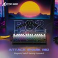 thumbnail image 7 of ATTACK SHARK R82 Rapid Trigger TKL Wired Mechanical Gaming Keyboard with Driver, Black, 7 of 7