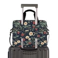 thumbnail image 2 of FORMRS 16" Laptop Bag Carrying Sleeve Case with Handle Travel Shoulder Briefcase, Floral Raspberry Pattern, 2 of 8