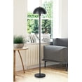 thumbnail image 6 of Kenroy Home Vega 56'' Floor Lamp with Black Metal Dome Shade Modern Floor Light Fixture for Living Room, Bedroom, or Office, Black, 6 of 8