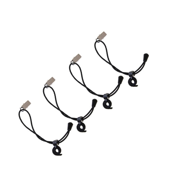 WRITWAA 4 Pcs Banner Clips For Backdrop Simple And Modern Black For Studio Use