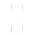 thumbnail image 1 of Youkk Model Railway Lamp for Micro-Landscape Props LED Metal Lamppost Decoration Ladder Streetlights Architectural Sand Accessories Silver（Warm Light） 5Set, 1 of 6