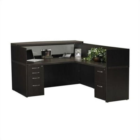 Mayline Aberdeen 72 Reception Desk In Mocha Com Mayline Aberdeen 72 Reception Desk In Mocha