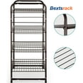 thumbnail image 2 of Bextsrack 4 Layers shoe rack for entryway Shoe Rack Organizer Closet Shoe Rack in Kitchen-(Bronze), 2 of 7