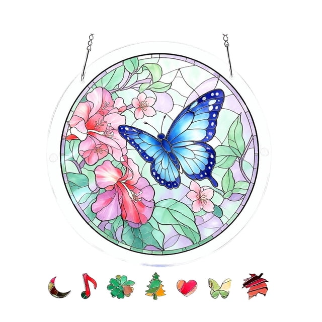 Tong 83 Piece Acrylic Puzzle Sunset DIY Window For Home And Garden