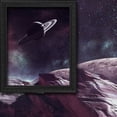 thumbnail image 2 of 3S Brother's Saturn Galaxy Theme Room Darkering Curtains Space-X Universe Outer Space Stars Print Pattern Window Drapes for Kids Room Single Panel - Made in Turkey (52"Wx95"L), 2 of 6