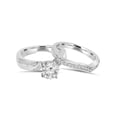 thumbnail image 3 of 3/4ct Pave Diamond Twist Engagement Ring 14K White Gold, 3 of 4