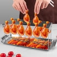 thumbnail image 3 of Bewildely Patas de parrilla plegables de acero inoxidable para patas de pollo. Las patas de pollo no se caen fácilmente. Adecuado Cocina y Comedor, 3 of 6