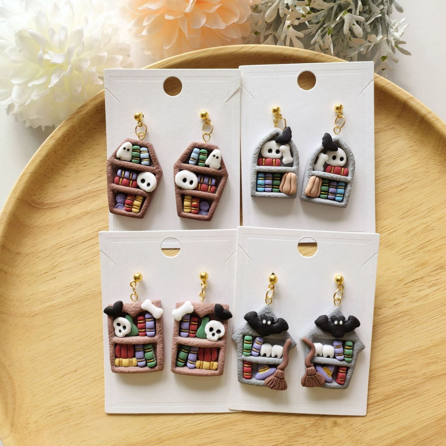 5-piece soft clay earring mold set DIY handmade jewelry making tools