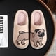 thumbnail image 4 of Peludas Pareja Esponjosas Zapatos Casa Sin Cordones Pug Felpa Cómodas Antideslizantes para Interior, 4 of 9