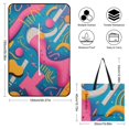 thumbnail image 2 of Color Wave Point Geometry Waterproof Picnic Blanket with Foldable Zipper, Suitable for Outdoor Use, Suitable for Travel, Camping, Beaches, Parks, Grasslands, Picnic Blanket Accessories, 2 of 8