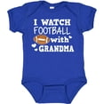 thumbnail image 3 of Inktastic I Watch Football with My Grandma Boys Baby Bodysuit, 3 of 5