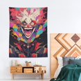 thumbnail image 4 of Killer Klowns from Outer Space Clown Tapestry Wall Hanging, Elegant Wall Hanging Tapestries Wall Art for Bedroom Decor, Outdoor, Parties 60"x80", 4 of 7