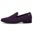 thumbnail image 3 of Mens loafers dress shoes Tuxedo Walking Shoes for Work Office Dress Outdoor Purple Size 11, 3 of 4