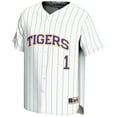 thumbnail image 2 of Youth GameDay Greats #1 White LSU Tigers Lightweight Baseball Jersey, 2 of 4