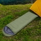 thumbnail image 4 of Sacos de dormir de momia Saco de dormir de algodón Equipo para acampar al aire libre (Verde militar), 4 of 9