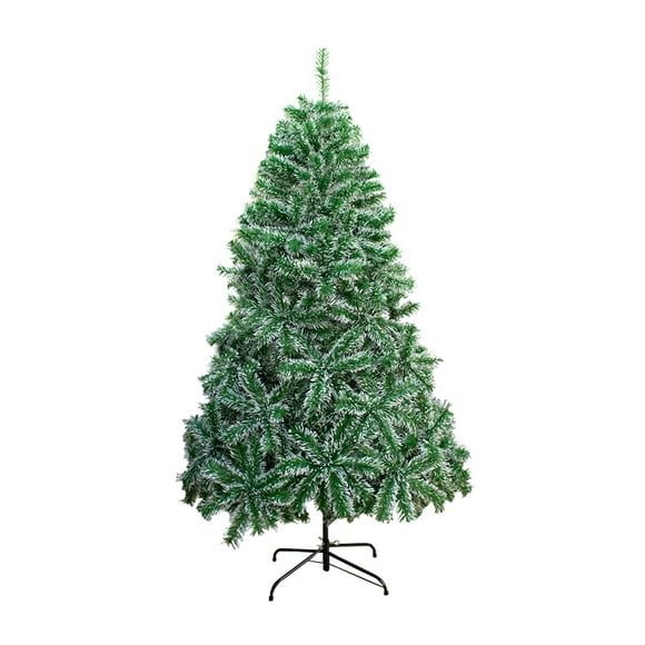 Árbol Pino De Navidad Verde puntas Blancas 150 Cm Artificial
