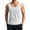 White, variant on Men's Summer Round Neck For Fitness And Sports Scene Thin Casual Style Solid Color Undershirt