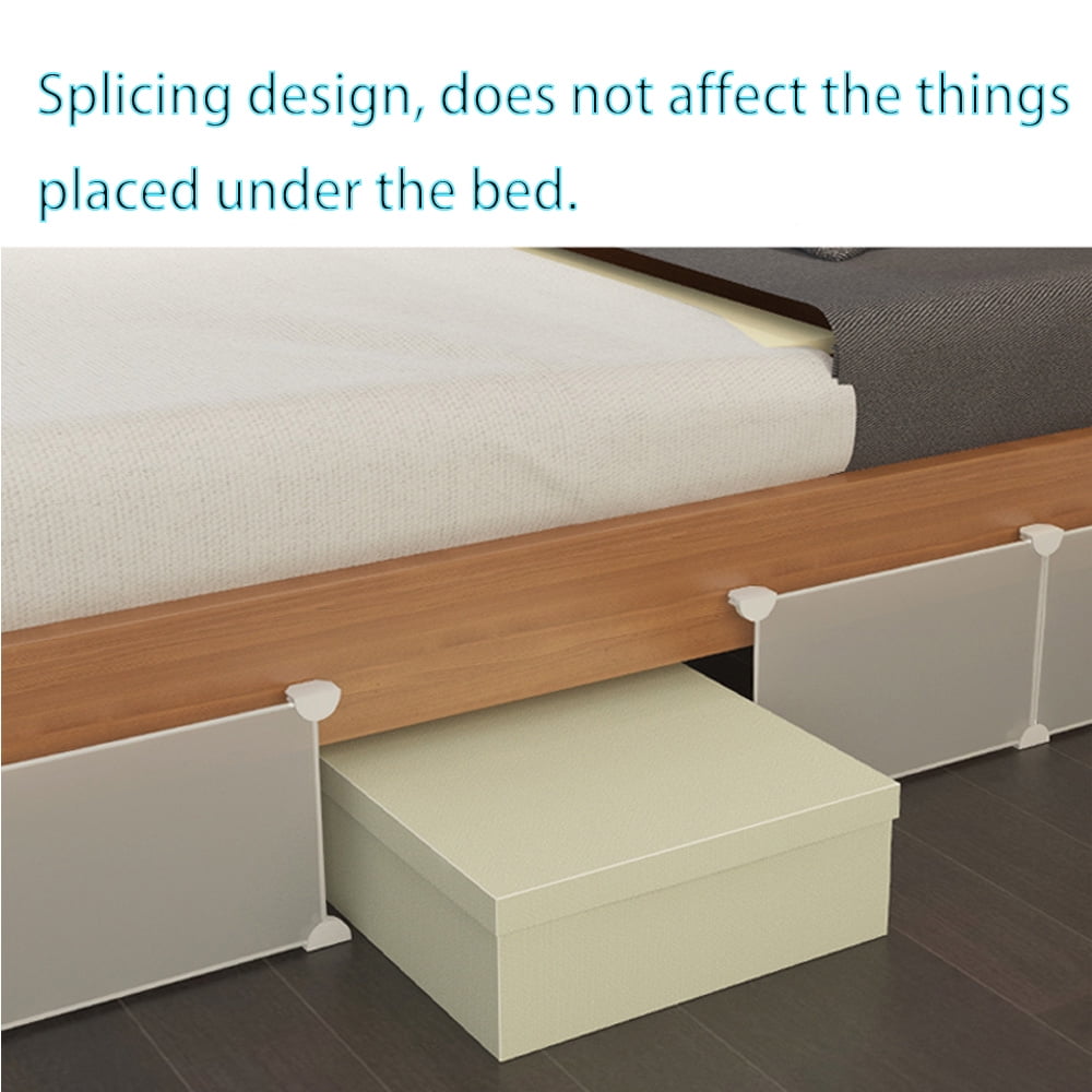 Kadahis Under Bed Blocker Bumper for Under Furniture, Toy Blocker Stop Toy Going Under Couch, Easy to Install Under Sofa Barrier Pet Blocker for Pets Kids
