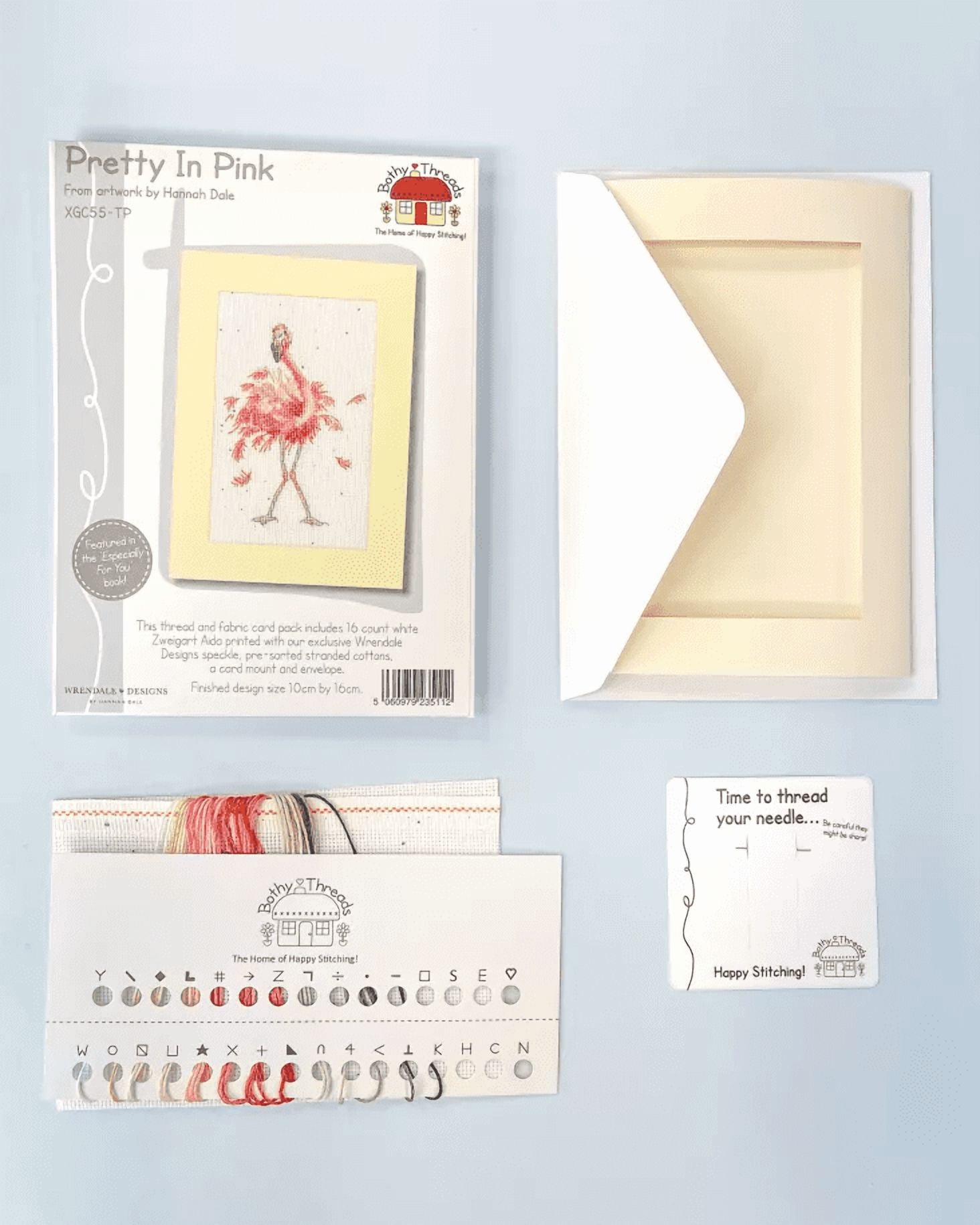 Pretty In Pink - Thread XGC55-TP Counted Cross Stitch Kit