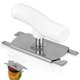thumbnail image 5 of Inteprter Abrelatas de tapa de acero inoxidable blanco, abrelatas Manual multifuncional, ampliamente utilizado y duradero, fácil Organizadores de utensilios de cocina, 5 of 6