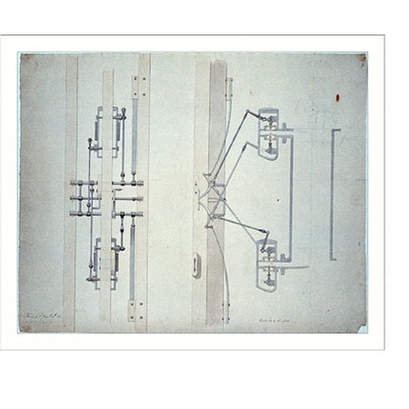 Historic Print, [Steam engine, Washington Navy Yard, Washington, D.C. Working gears] - 2, 16" x 20"