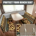 thumbnail image 2 of XYZCANDO Leopard Aztec Sunflower Cow RV Sofa Cover RV Couch Cushion Slipcovers Comfortable Loveseat Slipcovers for Travel Couch Stain Resistant Sofa Cover 2 Backrest Cover & 2 Bench Cover, 2 of 6