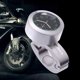 thumbnail image 2 of Reloj de manillar de motocicleta Mini reloj de motocicleta Reloj impermeable 7/8 Accesorio de motocicleta Montaje de manillar Reloj digital (plata) Feliz Sencillez, 2 of 4