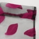 thumbnail image 3 of Cortina de ventana transparente BLESIY Cortina de panel impresa con hojas claro Vino, 3 of 8