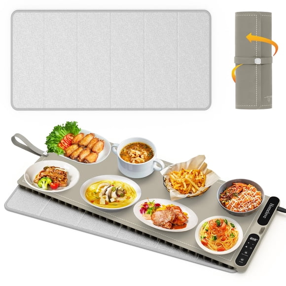 Alfombrilla Calentadora Homelove Bandeja Eléctrica XXL de Superficie Completa Rápida