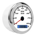 thumbnail image 3 of Pointer Tacho Gauge,Pointer Tachometer IP67 Waterproof Boat Tacho Meter RPM Tacho Meter Modern Innovation, 3 of 5