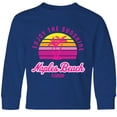 thumbnail image 3 of Inktastic Summer Enjoy the Sunshine Naples Beach Florida in Pink Long Sleeve Youth T-Shirt, 3 of 5