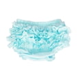 thumbnail image 1 of EeaseMX Braguitas de algodón puro con volantes y encaje para bebé niña, cubrepañal para Halloween, talla S (azul), 1 of 7
